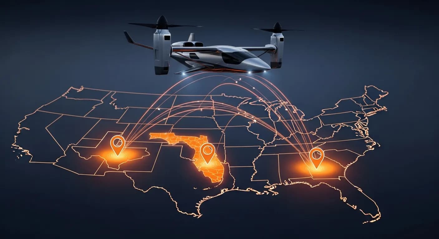 Archer eIPP Selections: Why Texas, Florida, and New York Topped the FAA Pilot List - eVTOL.Travel