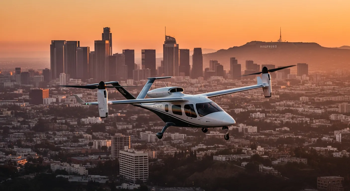 Archer Aviation Locks LA 2028 Olympics Air Taxi Route Network with United Airlines
