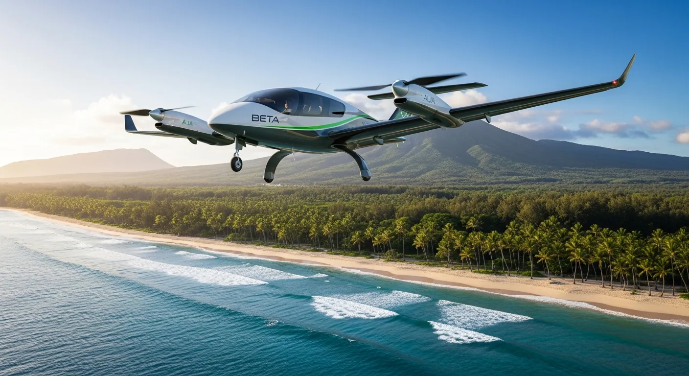 BETA Technologies + Surf Air Launch Hawaii Inter-Island Electric Air Service