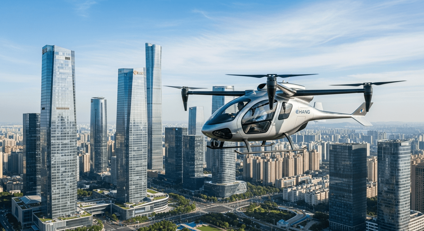 EHang Makes History: The World's First Paid Commercial Air Taxi Flights - eVTOL.Travel