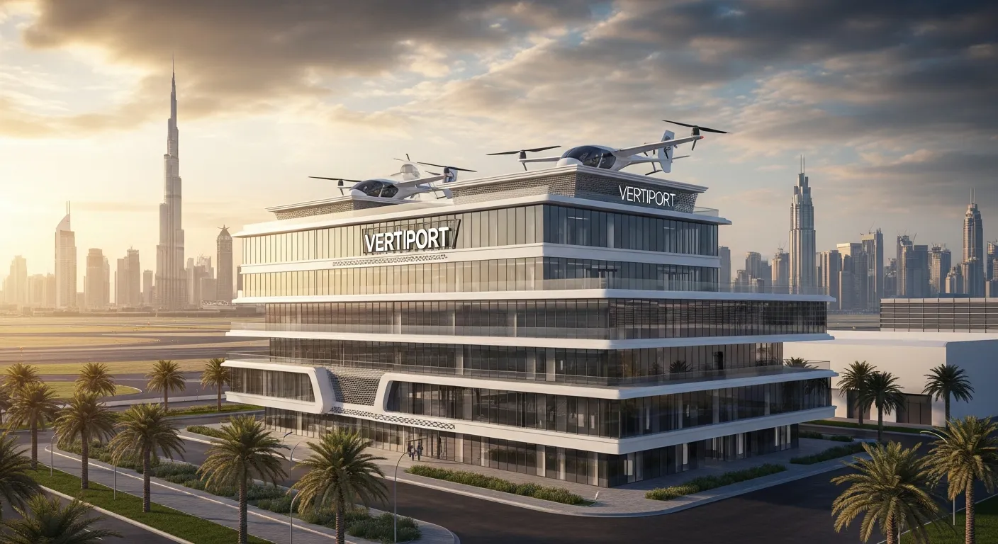 Anthony El-Khoury & Joby Aviation Complete World's First Commercial Air Taxi Vertiport in Dubai