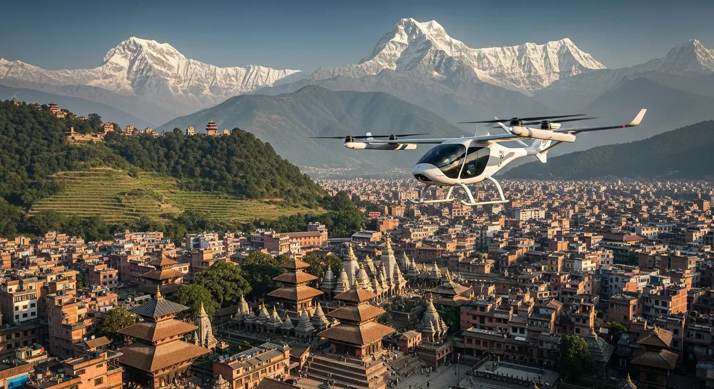 Nepal's First Flying Car: What the Deepal eVTOL Showcase Means for Air Taxis in Nepal - eVTOL.Travel