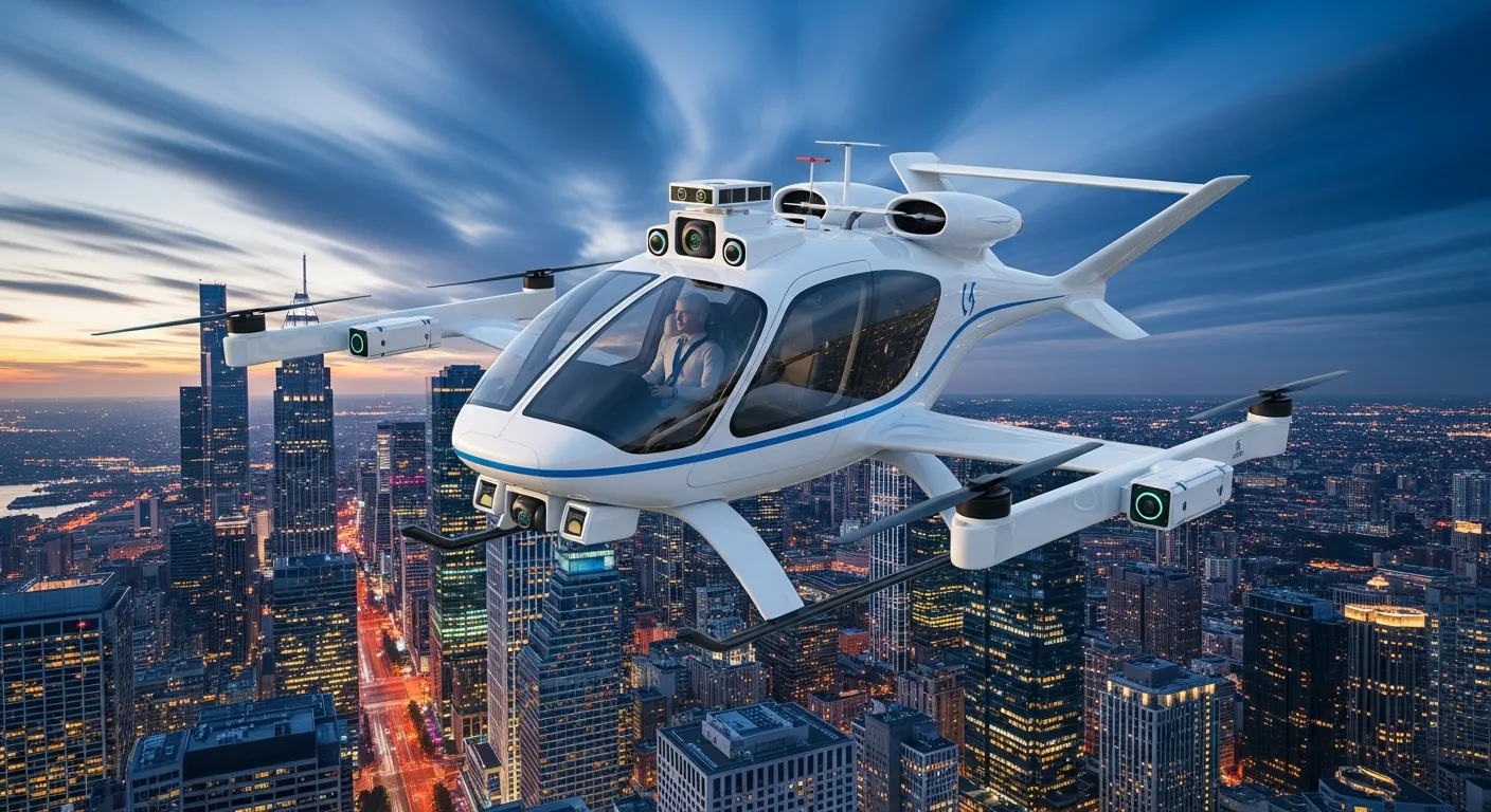 Wisk Aero's Gen 6 Autonomous Air Taxi Approaches Transition Flight