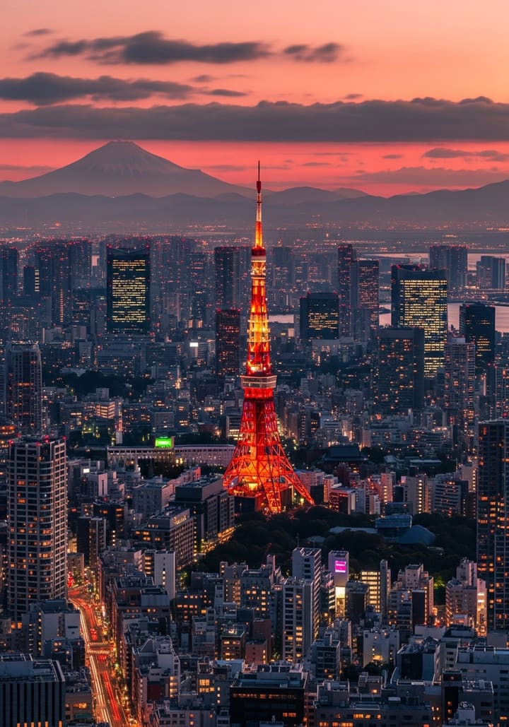 Tokyo skyline